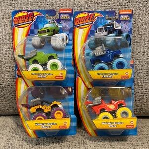 Blaze and the Monster Machines - Set of 4 - New in Original Packaging
